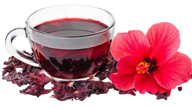 Dried hibiscus flower tea (tea)